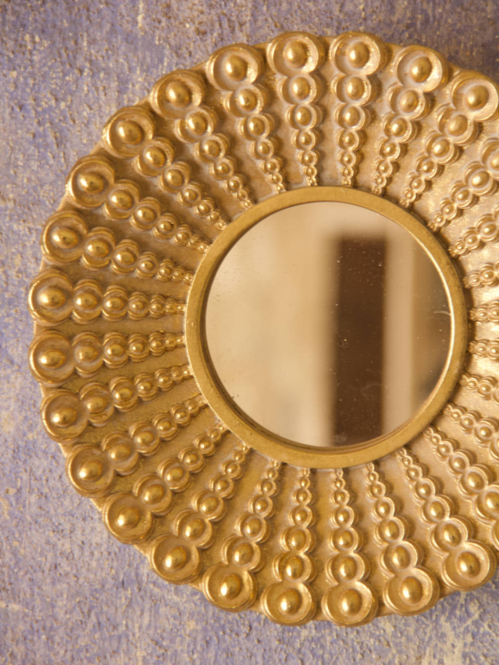 Specchio decorativo dorato - Antichità Alessio