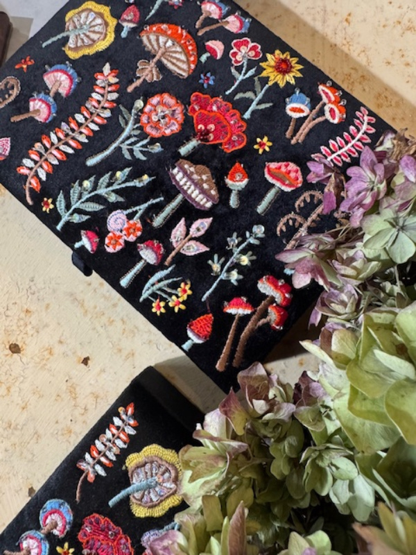 scatola velluto nera grande